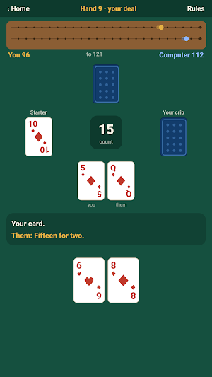 Cribbage: Learn & Play Offline Screenshot 0