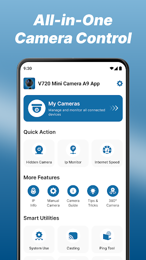 V720 Mini Camera A9 App Screenshot 1