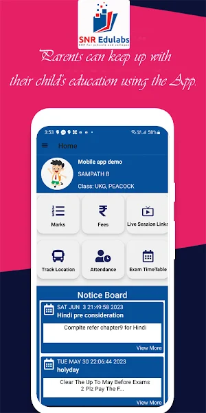 Parent-SNREDULABS Screenshot 0