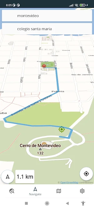 Uruguay Offline Map Screenshot 1