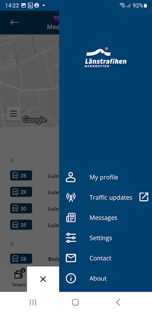 Länstrafiken Norrbotten Screenshot 1