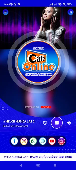 Radio Cafe Internacional Screenshot 1