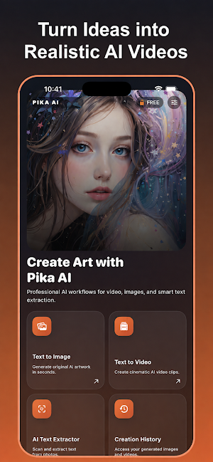 Pika AI Video Generator Screenshot 0