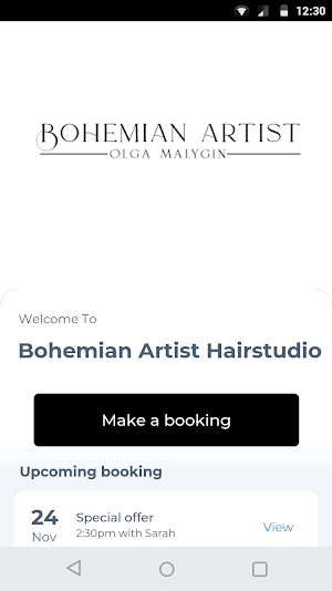 Bohemian Artist Hairstudio Screenshot 0