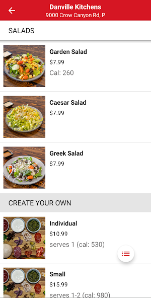 Danville Kitchens Screenshot 2