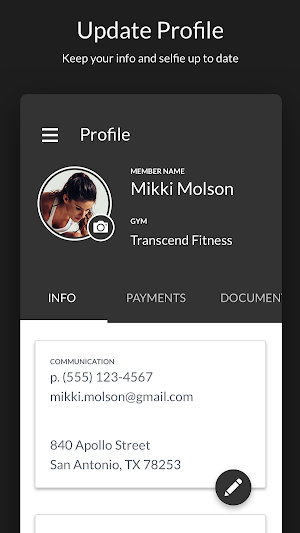 Transcend Fitness Screenshot 2