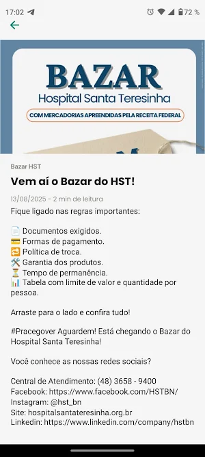 Hospital Santa Teresinha Screenshot 2