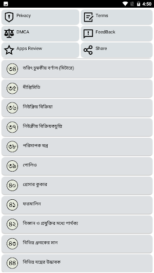 BCS সাধারণ বিজ্ঞান প্রস্তুতি Screenshot 3