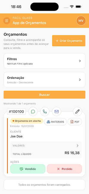 Fácil Glass Screenshot 1