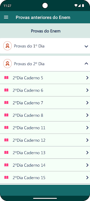 Provas anteriores do Enem Screenshot 3