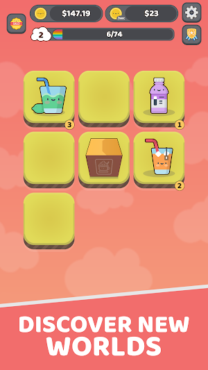 Merge Kawaii Food - Evolution & Clicker Game Screenshot 1