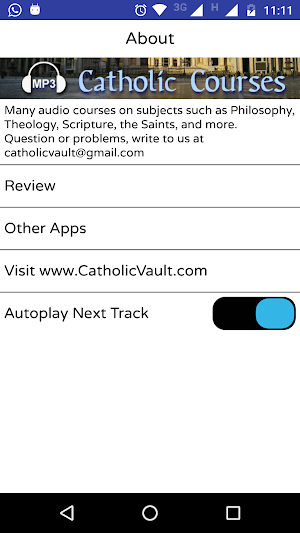 Catholic Courses Audio Collection Screenshot 2
