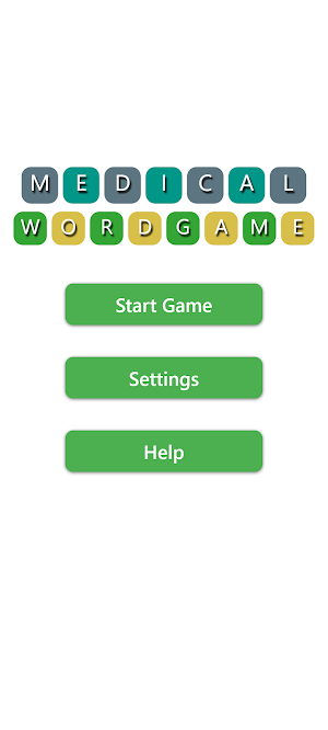 Medical Guess the Word Game Screenshot 0