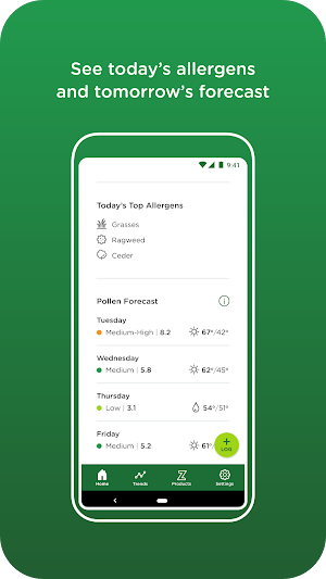 ZYRTEC® AllergyCast® Screenshot 3