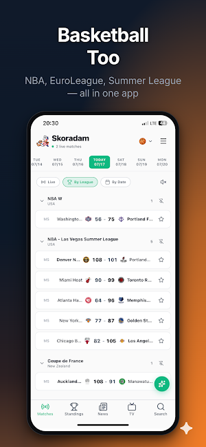 Skoradam Live Scores Screenshot 1