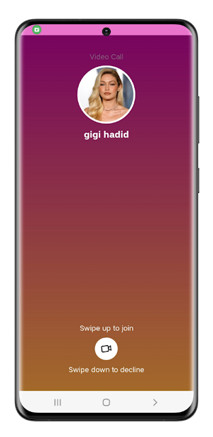 gigi hadid fake video call Screenshot 2