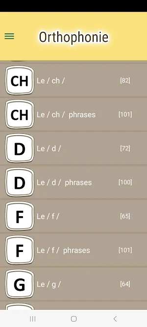 Orthophonie : exercices Screenshot 0