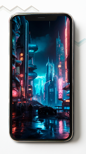 Cyberpunk Cities HD Wallpapers Screenshot 0