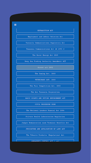 Tanzania Laws &  Amendments Screenshot 0