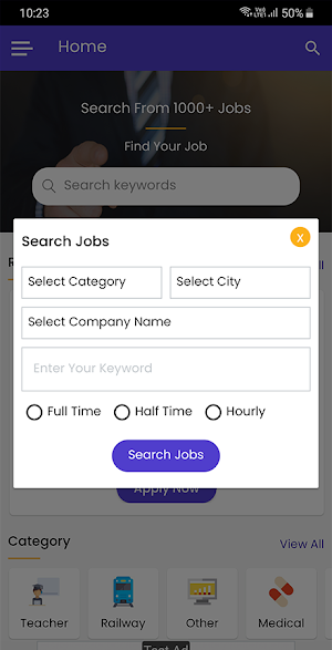 HOOD: Job Search, Job Near Me, FreeJobAlert Screenshot 0