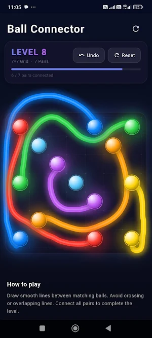 Color Ball Connect Puzzle Screenshot 0