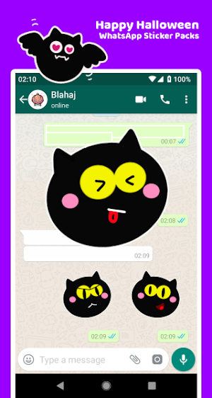 可愛萬聖節貼紙 Screenshot 2