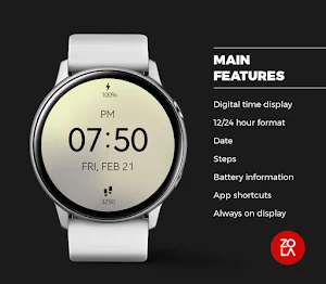 Soft Clean Watch Face Screenshot 1