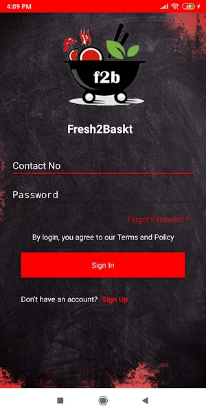 Fresh2Basket  -  Grocery & Fresh Meat Delivery Screenshot 0