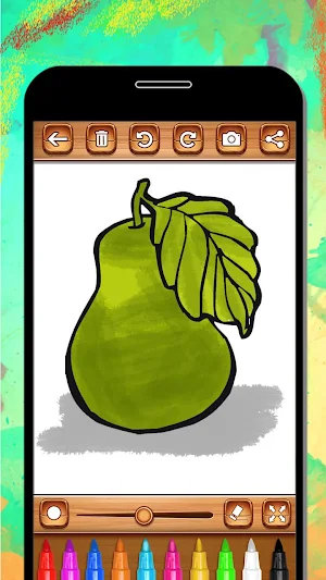 Fruits Coloring Book & Drawing Book Screenshot 3