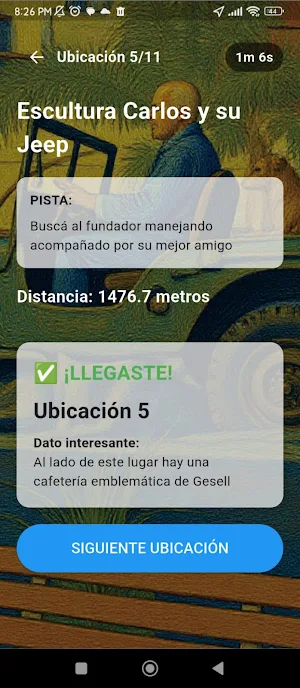 Busqueda del tesoro Gesell Screenshot 2