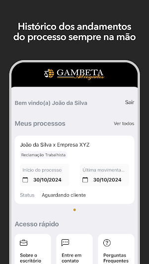 Gambeta Advogados Screenshot 0