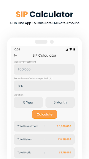 Easy EMI Loan Calculator Screenshot 1
