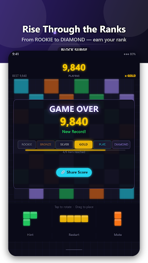 Block Surge: Drop Puzzle Screenshot 1