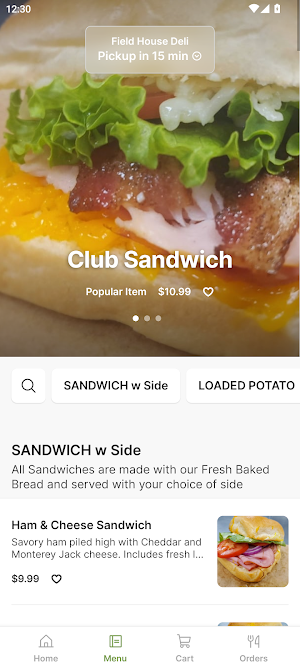 Field House Deli Screenshot 1