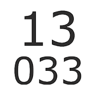 13033 - 13032