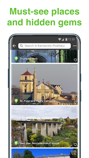 Kamianets-Podilskyi SmartGuide Screenshot 2