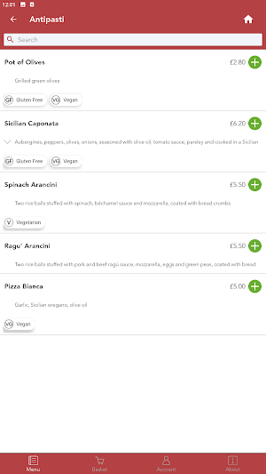 Aromi Pizzeria Screenshot 2