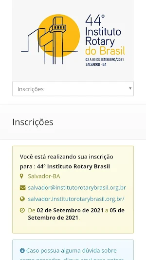 44º Instituto Rotary Brasil Screenshot 1