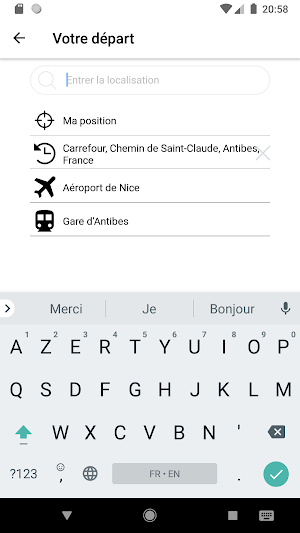 Côte d'Azur Cab Screenshot 2