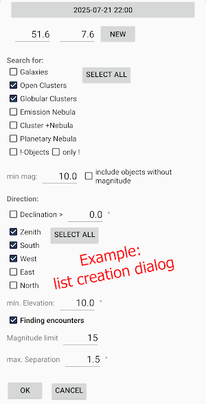 Deep Sky Browser Screenshot 2