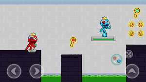 Red Blue Stick: Rainbow Master screenshot 4