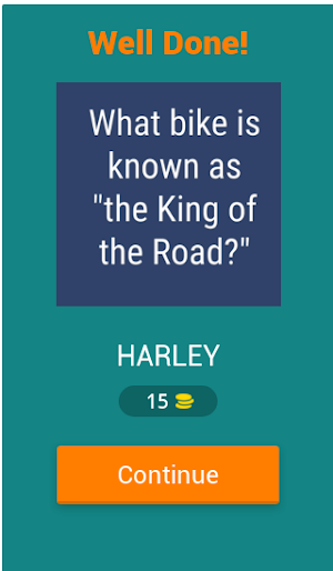 Biker Quiz Screenshot 2