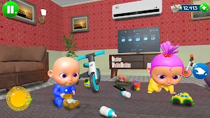 Twins Mother Simulator Family Screenshot 2