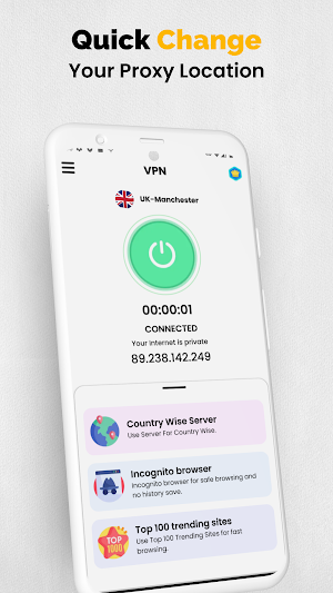 VPN - Fast & Private Browser Screenshot 0