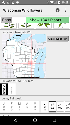Wisconsin Wildflowers Screenshot 1
