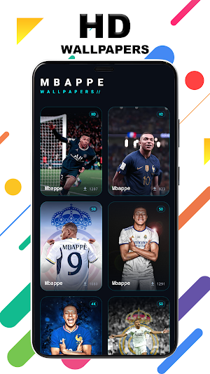 Soccer Kylian Mbappe Wallpaper Screenshot 1