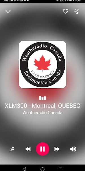 Weatheradio Canada Online Screenshot 2