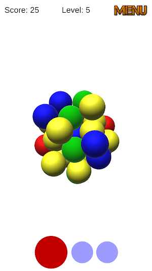 Atomic Order™: 3D Bubble Pop Screenshot 1