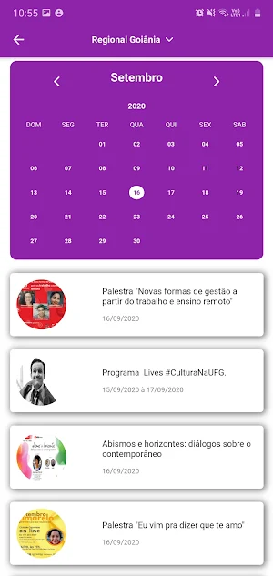 Minha UFG Screenshot 2