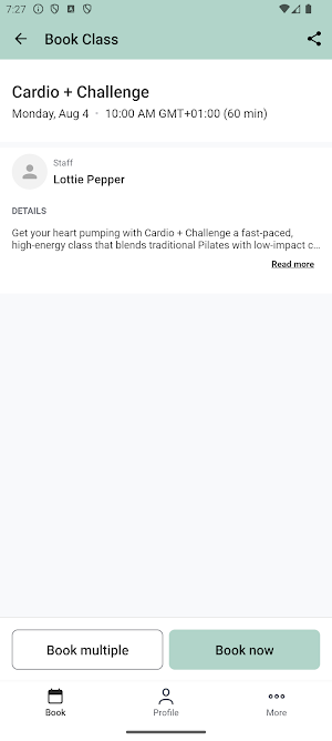 REFORM+RESET Pilates Studio Screenshot 2